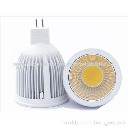 5W COB MR16/GU10/E27 Epistar Chip Warm Cool White 550-600lm High-power LED Spotlights, CE Mark